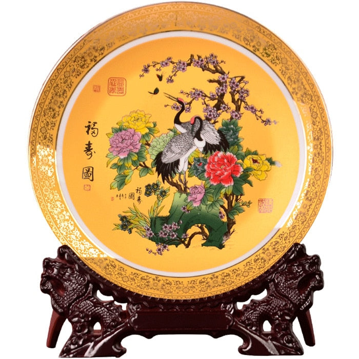 Ceramic Ornamental Plate - Oracle beauty